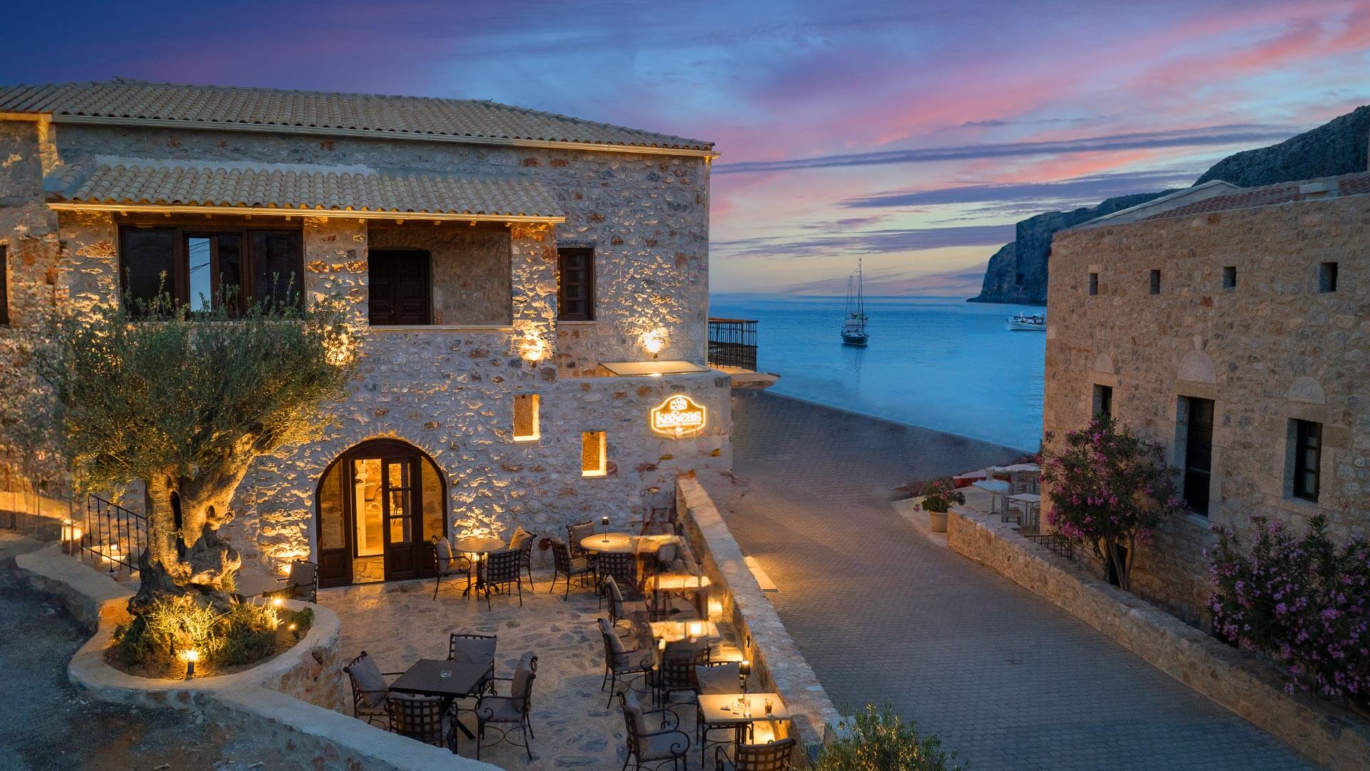 KaSeas Boutique Hotel in Gerolimenas, Mani | Exterior